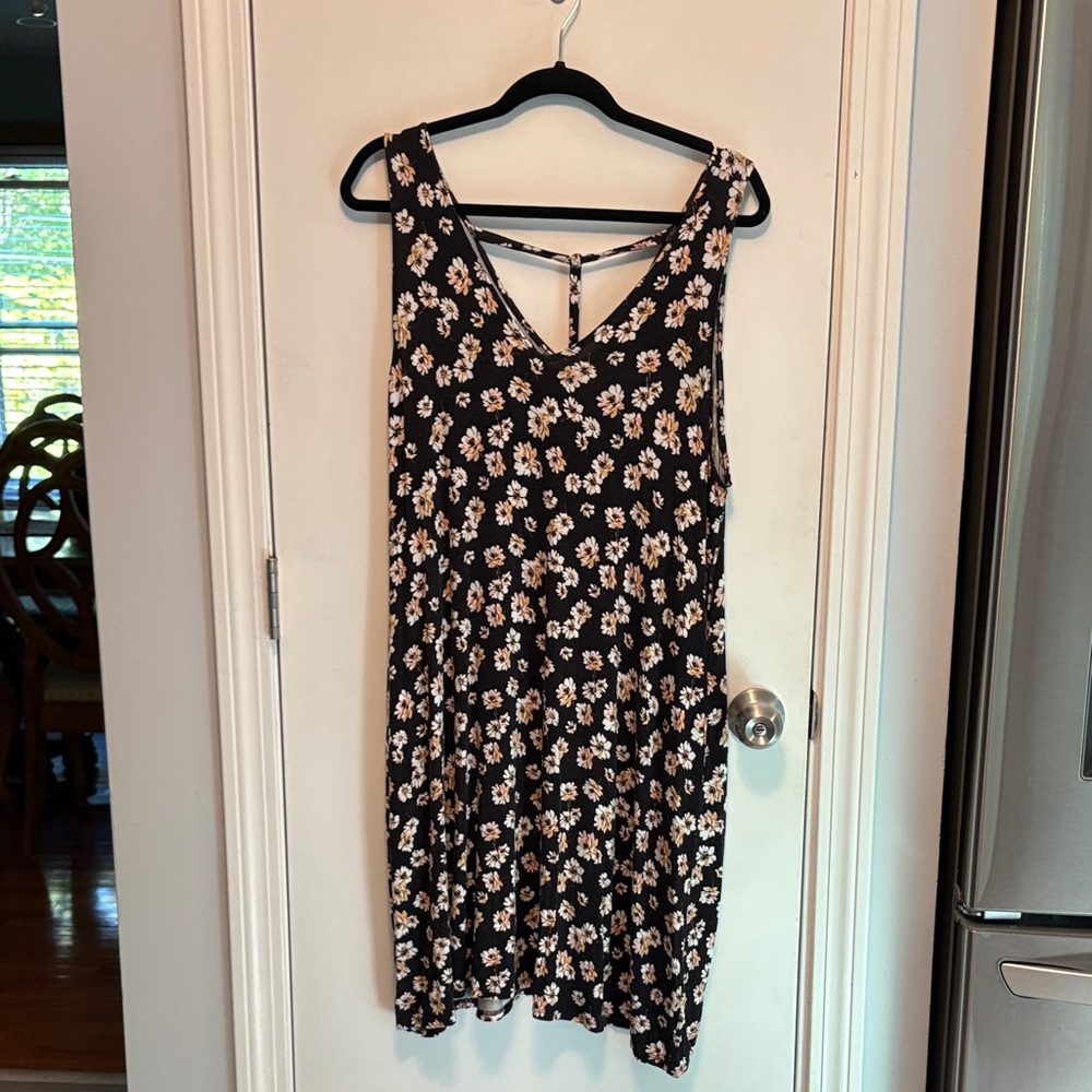 Maurices Black and White Floral Dress